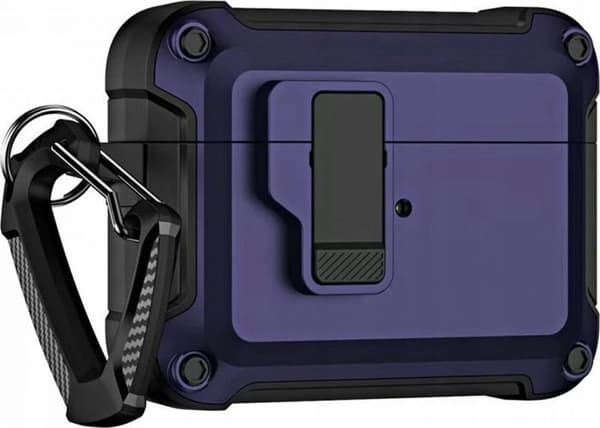 Hurtel Housse Pro Armor Airpods med krok - AirPods 4 lila