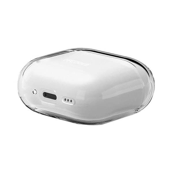 Siliconhölje för AirPods 4 med stötbeständighet och LED-indikator Decoded Transparent