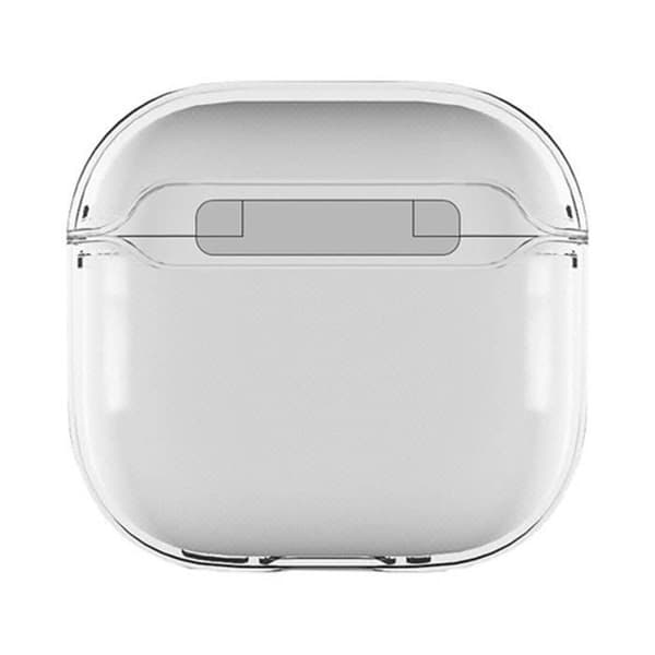 Siliconhölje för AirPods 4 med stötbeständighet och LED-indikator Decoded Transparent