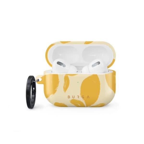 Fodral till AirPods Pro 2 Anti-Scratch Model Lemon Tart Burga Yellow