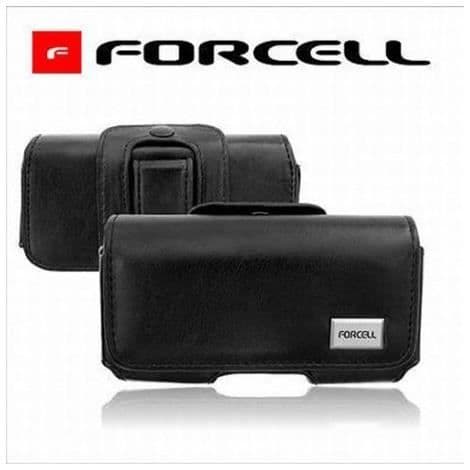 Etui Housse Ceinture - FORCELL - Galaxy J5 - Läder - Svart - Högkvalitativ Finish