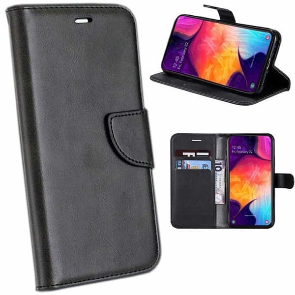 Topnew - 31065 - NewTop HQ Skyddande sidokåpa med magnetisk flip för Samsung Galaxy A20E