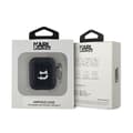 Miniatyrbild 3 av 3: AirPods-fodral - Karl Lagerfeld - Monogram Choupette - Silikon - Svart - 1/2 generation