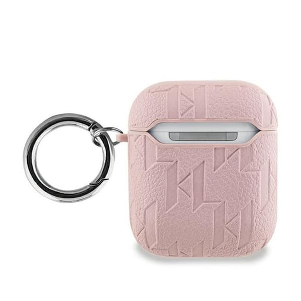 Étui AirPods - Karl Lagerfeld - Monogram Choupette - Silikon - Rosa - 1/2 gen