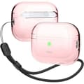 Miniatyrbild 1 av 4: Elago Transparent etui med nylonrem för AirPods Pro 2 Lovely Pink