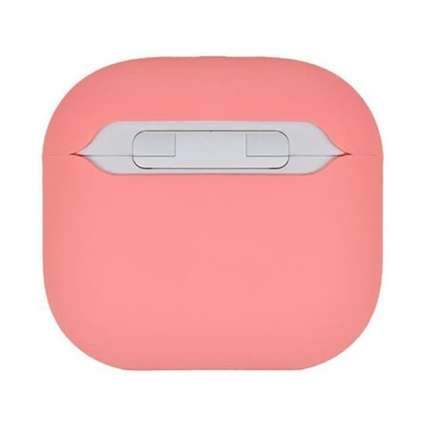 Skyddsomslag för AirPods 4 i stöttålig silikon med LED-indikator Decoded Rosa