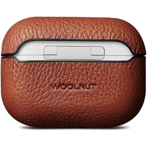Läderfodral - Woolnut - AirPods Pro - Cognac Brun - Fullnarv - Lätt