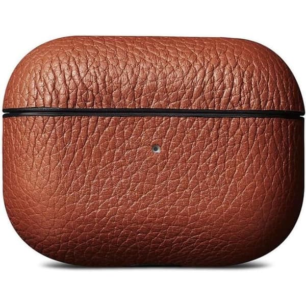 Läderfodral - Woolnut - AirPods Pro - Cognac Brun - Fullnarv - Lätt