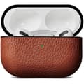 Miniatyrbild 1 av 4: Läderfodral - Woolnut - AirPods Pro - Cognac Brun - Fullnarv - Lätt