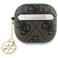 Miniatyrbild 3 av 6: Etui för Apple AirPods 4 - Guess 4G Charm Collection (GUA4G4GSMW) - Brun
