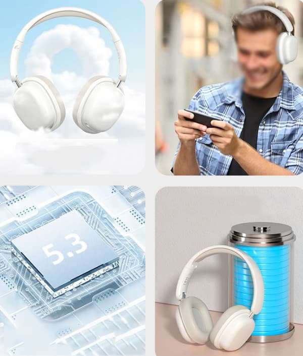 Trådløst headset headset bluetooth gaming headset, stort mærke headset