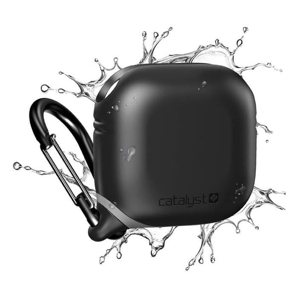 Coque för Airpods 4 Vattentät IPX6 med Karbinhake Catalyst Svart
