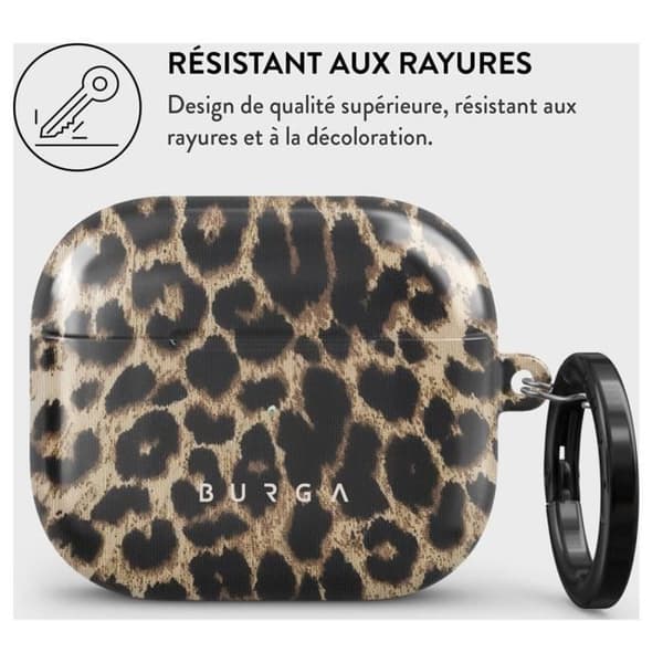 Coque för AirPods 3 Anti-rip Modell Player Burga Leopard
