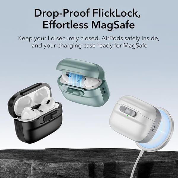 Coque för Apple AirPods 4 - ESR Pulse Magnetic HaloLock - Rosa