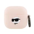 Miniatyrbild 1 av 6: AirPods 4-fodral i silikon Karl Lagerfeld Choupette Head 3D (rosa)