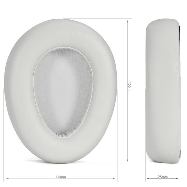 INF Molnvita öronkuddar för JLAB JBuds Lux ANC trådlösa (2-pack) Vit