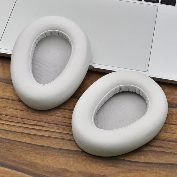 INF Molnvita öronkuddar för JLAB JBuds Lux ANC trådlösa (2-pack) Vit