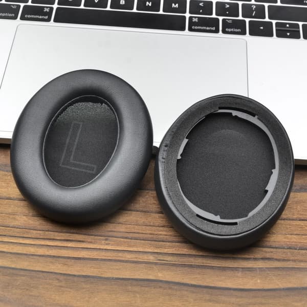 INF Kompatibel med Anker Soundcore Q11i trådlösa ersättningsöronkuddar - Svart (2-pack)