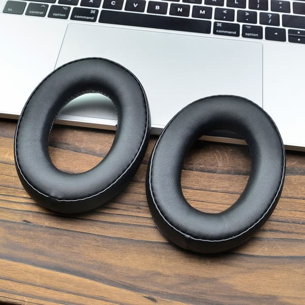 INF Svarta öronkuddar för Sennheiser HD620S HD400Pro HD560S - 2-pack