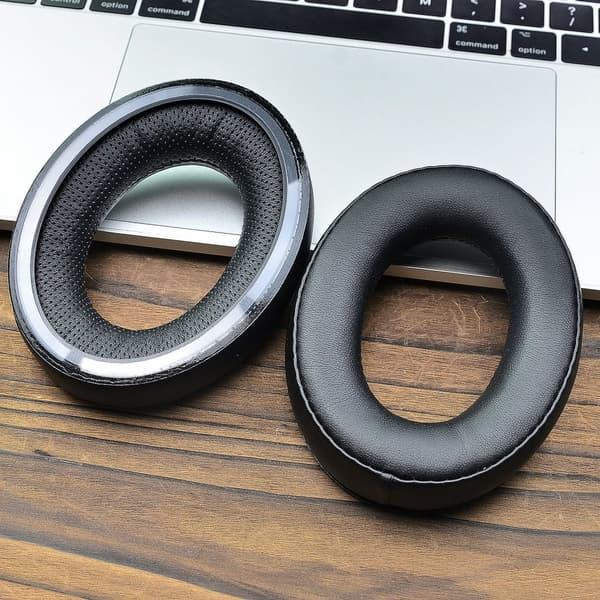 INF Svarta öronkuddar för Sennheiser HD620S HD400Pro HD560S - 2-pack