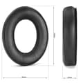 Miniatyrbild 2 av 4: INF Svarta öronkuddar för Sennheiser HD620S HD400Pro HD560S - 2-pack