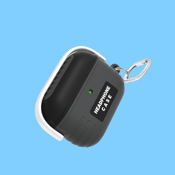 INF Beskyttende silikondeksel for Apple AirPods 3 Mørk grå