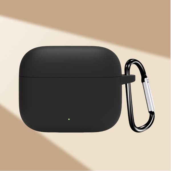 INF Silikonebeskyttelsesetui til OPPO Enco Air4i-øretelefoner Sort