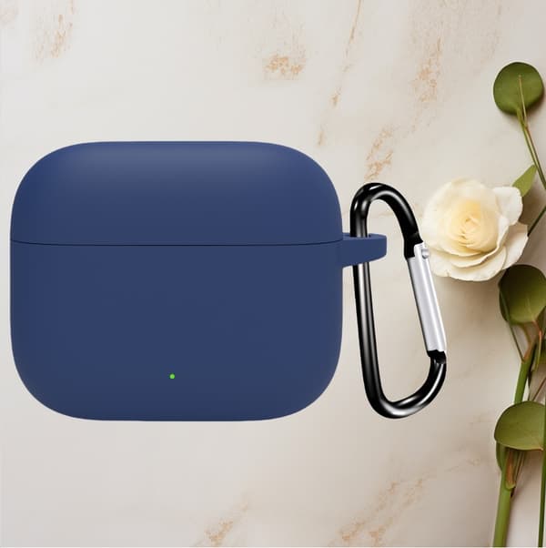 INF Silikonbeskyttelsesetui for OPPO Enco Air4i-øretelefoner Blå