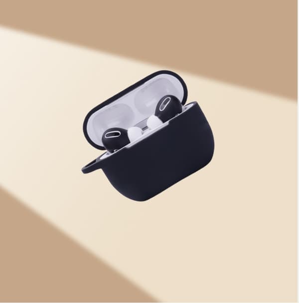 INF Skyddskit för AirPods Pro trådlösa Bluetooth-hörlurar Svart