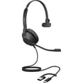 Miniatyrbild 1 av 3: Jabra Evolve2 30 SE telefon Hörlurar över örat med sladd Mono svart Mikrofon med brusreducering, Nois