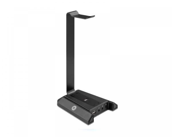 Premium RGB Headset Docking Station - Svart Hörlursstativ