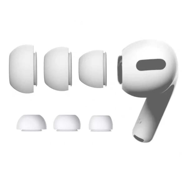 AirPods Pro Öronkuddar – Silikon Örontoppar Vit