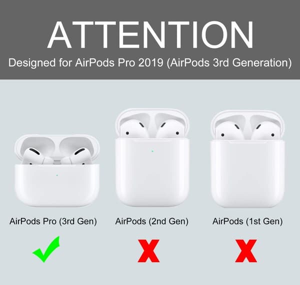 Airpods Pro-deksel - 18 farger