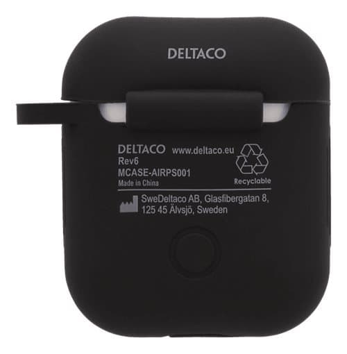 Apple Airpods Silikonskal, Svart