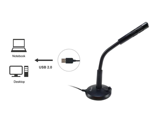 Utrusta 245340 USB BORDSMIKROFON