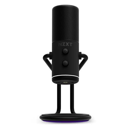 Nzxt-kapseli - AP-WUMIC-B1 - USB-suoratoistomikrofoni - Korkealaatuinen ääni - Yksisuuntainen kardioidinapakuvio - Teräväpiirtoäänitallenne - Musta