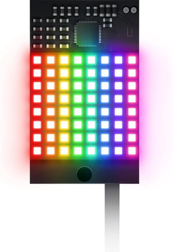 Razer Seirēn Emote Edition - suoratoistomikrofoni