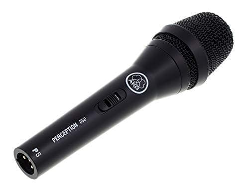 AKG P5s ammattitason dynaaminen live-laulumikrofoni kytkimellä