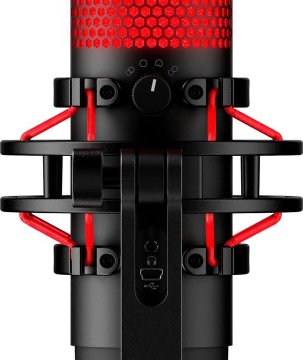 HyperX QuadCast Streaming -mikrofoni - PS4/Windows/MAC - punainen