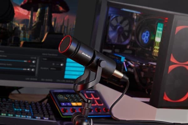 AVerMedia Streaming Microphone XLR AM330 - Svart