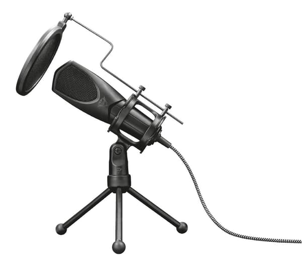 Trust GXT 232 Mantis - Mikrofoni - Pelit ja suoratoisto - USB - Musta - PS5