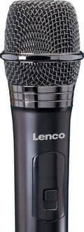 Miniatyrbild 3 av 7: Lenco - MCW-011BK - Trådlös mikrofon med 6,3 mm mottagare