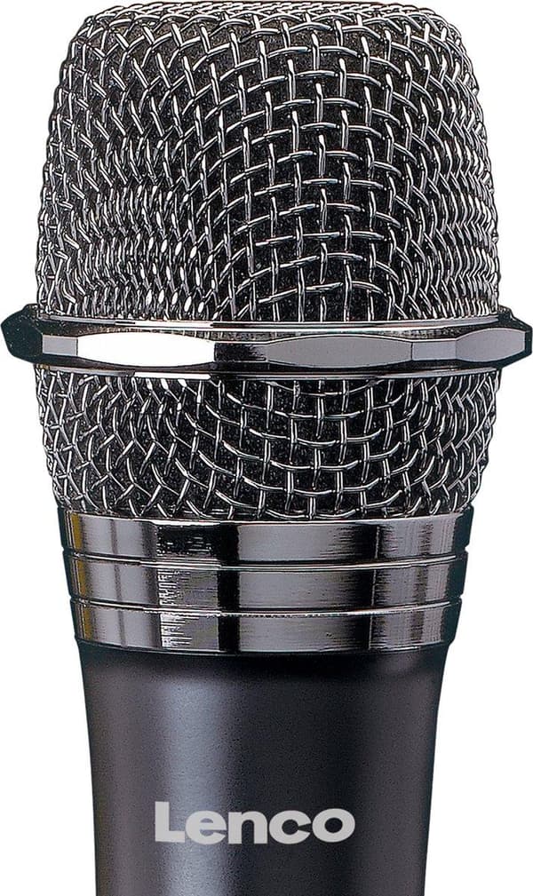 Lenco - MCW-011BK - Trådlös mikrofon med 6,3 mm mottagare