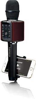 Miniatyrbild 6 av 8: Lenco BMC-090BK - Bluetooth Karaoke mikrofon med högtalare och belysning - Svart