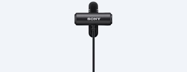 Sony ECM-LV1 Black Lavalier/revers mikrofon