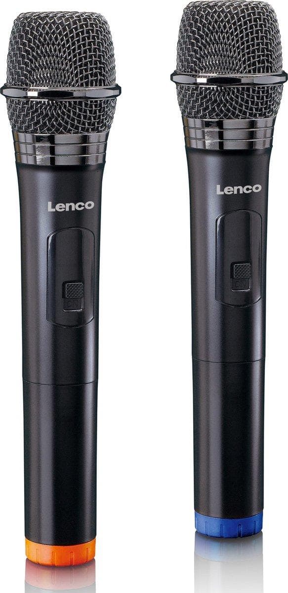 Lenco - MCW-020BK - Set med 2 trådlösa mikrofoner
