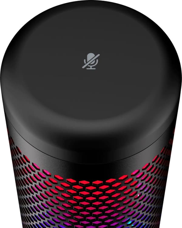 HyperX QuadCast S RGB USB-kondensatormikrofon - PC/Mac/PS4 - Sort