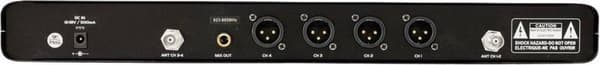 OMNITRONIC UHF-304 Trådløst mikrofonsæt - 2 håndholdte sendere