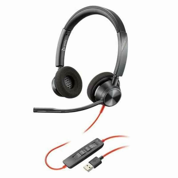 Diademhörlurar Poly BW3320 USB-A Svart
