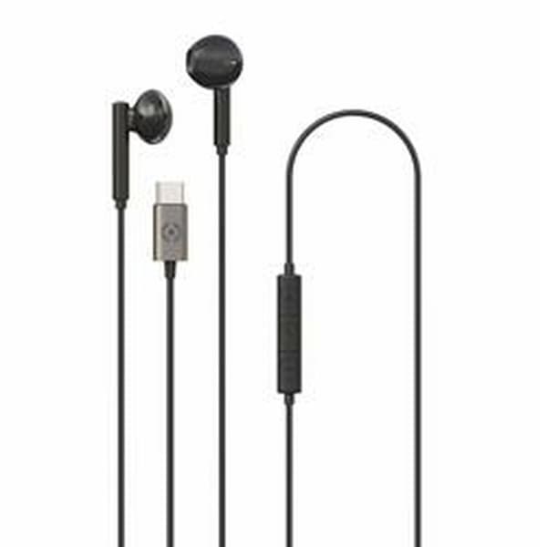 Hörlurar med Mikrofon Celly UP1100TYPECBK